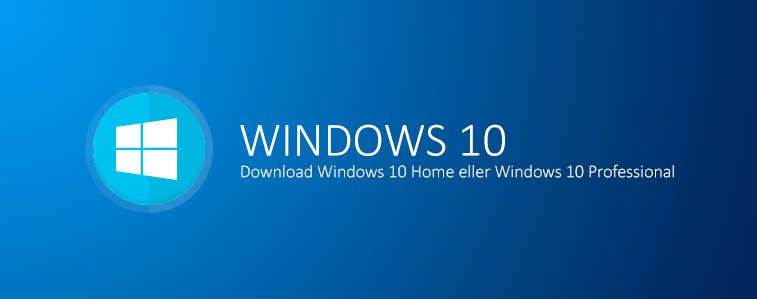 Download Windows 10 Home eller Windows 10 Professional