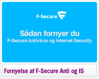 Sådan Fornyer du F-Secur