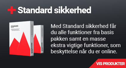 Standard sikkerhedsløsninger hos e-gear.dk